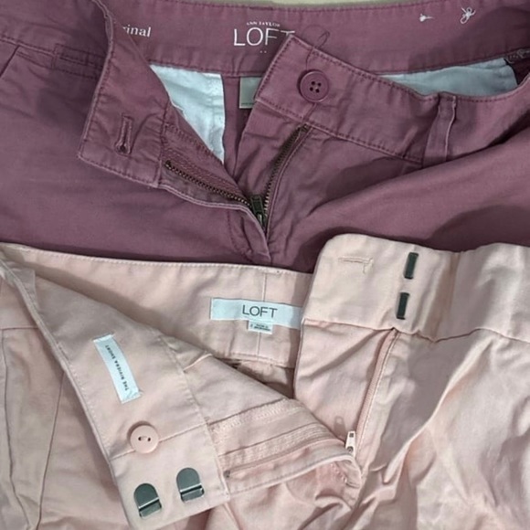 Bundle Of 2 Ann Taylor Loft Original & Riviera Cotton Shorts 2 - Picture 4 of 10